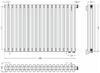 Отопительный радиатор Сунержа ДР ЭСТЕТ-11 н/ж EU50 500х810 / 18 сек (Матовое золото) 032-0312-5018