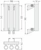 Отопительный радиатор Сунержа ДР КУМИР-0 н/ж 300х190 / 3 сек (Шампань) 020-0340-3003