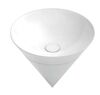Kerama Marazzi Раковина CONO встраиваемая сверху 44,5*44,5*35см, без отв. под смеситель, без перелива, цвет белый глянцевый