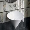 Kerama Marazzi Раковина CONO подвесная 44,5*44,5*35см без отв. под смеситель, без перелива, цвет белый глянцевый