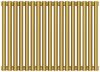Отопительный радиатор Сунержа ДР ЭСТЕТ-00 н/ж 500х765 / 17 сек (Золото) 03-0332-5017