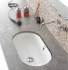 GLOBO Forty3/Bowl Раковина встраиваемая под столешницу  60*37*h20см, без отв-я под смеситель, с переливом, с креплением, цвет белая