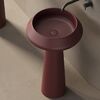 DEA DESIGN Pedestal Basin Раковина напольная d545хh900 мм, цвет red wine