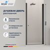 Душевая дверь Dolphin TN-03B 80x195 см, стекло Прозрачное, регулировка 750-800 мм