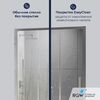 Душевая дверь RGW CL-111 100x185 см, стекло Прозрачное, регулировка 980-1020 мм