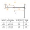 Душевая дверь RGW HO-012 100x195 см, стекло Прозрачное, регулировка 1000-1005 мм