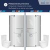 Душевая дверь RGW HO-014 140x200 см, стекло Матовое-Сатинат, регулировка 1385-1405 мм