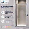 Душевая дверь RGW LE-003Gr 90x195 см, стекло Матовое-Сатинат, регулировка 885-910 мм