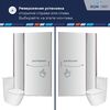 Душевая дверь RGW LE-004 130x195 см, стекло Матовое-Сатинат, регулировка 1285-1305 мм