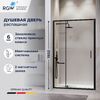 Душевая дверь RGW LE-103B 110x195 см, стекло Прозрачное, регулировка 1090-1110 мм