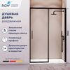 Душевая дверь RGW LE-12B 100x195 см, стекло Прозрачное, регулировка 970-1010 мм