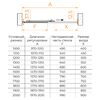 Душевая дверь RGW LE-12B 100x195 см, стекло Прозрачное, регулировка 970-1010 мм