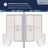 Душевая дверь RGW PA-017 170x195 см, стекло Прозрачное, регулировка 1685-1715 мм