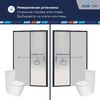 Душевая дверь RGW PA-017B 120x195 см, стекло Прозрачное, регулировка 1185-1215 мм
