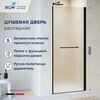 Душевая дверь RGW PA-103B 90x195 см, стекло Матовое-Сатинат, регулировка 880-905 мм