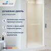 Душевая дверь RGW PA-103W 90x195 см, стекло Матовое-Сатинат, регулировка 880-905 мм