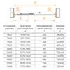 Душевая дверь RGW PA-13 130x195 см, стекло Прозрачное, регулировка 1270-1310 мм