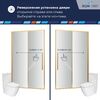 Душевая дверь RGW SV-12G 140x195 см, стекло Прозрачное, регулировка 1395-1405 мм