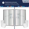 Душевая дверь RGW PA-21 70x190 см, стекло Прозрачное, регулировка 690-720 мм
