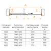 Душевая дверь RGW TO-18B 100x195 см, стекло Прозрачное, регулировка 980-1010 мм