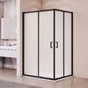 Душевой уголок RGW PA-040B 3508104082-24 стекло Матовое-Сатинат, профиль Черный, 80х120 см