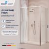 Душевой уголок RGW PA-078-1 (RGW PA-008 + Z-060-2) 3508078190-11 стекло прозрачное 90х100
