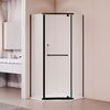 Душевой уголок RGW PA-081B 35088188-24 стекло Матовое-Сатинат, профиль Черный, 80х80 см