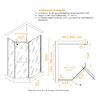 Душевой уголок RGW PA-091B 35089192-14 стекло Прозрачное 120х90