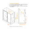 Душевой уголок RGW PA-74-1B (PA-14B + Z-060-2B) 4108741188-14 стекло Прозрачное 180х80
