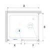 Душевой уголок RGW PA-76 (PA-016 + Z-050-2) 35087620-21 стекло Матовое-Сатинат 120х100