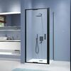 Душевой уголок RGW SV-145B 703214502-14 стекло Прозрачное, профиль Черный, 100х120 см