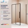 Душевой уголок RGW SV-42B (SV-12B + Z-050-2B) 32324222-014 стекло Прозрачное 120х120