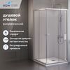 Душевой уголок Dolphin TN-206-J стекло Прозрачное 90х90