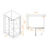 Душевой уголок RGW SV-040 353204029-11 стекло Прозрачное, профиль Хром, 120х90 см