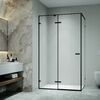 Душевой уголок RGW SV-040B 353204029-14 стекло Прозрачное, профиль Черный, 120х90 см