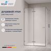 Душевой уголок RGW SV-040Gr 353204029-210 стекло Матовое-Сатинат, профиль Серый, 120х90 см