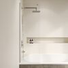 Шторка на ванну RGW SC-056-8 стекло прозрачное 30х150