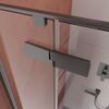 Душевой уголок Cezares LINER-AH-1-120/90-C-GM-L профиль Оружейная сталь, 120x90 см