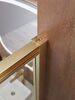 Душевой уголок CEZARES LUX-AH-FS-11-120/90-C-BORO профиль Брашированное золото, 120x90 см