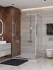 Душевой уголок CEZARES LUX-AH-FS-11-120/90-C-CR профиль Хром, 120x90 см