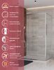 Душевой уголок CEZARES LUX-AH-FS-11-140/90-C-CR профиль Хром, 140x90 см