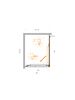 Душевой уголок CEZARES LUX-AH-FS-1-70/90-C-CR профиль Хром, 70x90 см