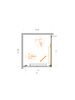 Душевой уголок CEZARES LUX-AH-FS-1-80/90-C-CR профиль Хром, 80x90 см