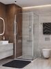 Душевой уголок CEZARES LUX-AH-FS-1-90/100-C-CR профиль Хром, 90x100 см
