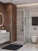 Душевой уголок CEZARES LUX-AH-FS-1-90/100-C-CR профиль Хром, 90x100 см