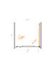 Душевая дверь Cezares LUX-B-FS-1-100-C-CR, профиль хром, регулировка 99,5-101 см