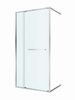Душевая дверь Cezares LUX-B-FS-11-100-C-CR, профиль хром, регулировка 99,5-101 см