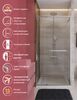 Душевая дверь Cezares LUX-B-FS-11-100-C-CR, профиль хром, регулировка 99,5-101 см