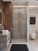 Душевая дверь Cezares LUX-B-FS-11-100-C-CR, профиль хром, регулировка 99,5-101 см