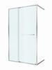 Душевая дверь Cezares LUX-B-FS-11-120-C-CR, профиль хром, регулировка 119,5-121 см